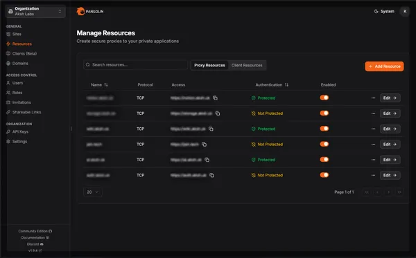 I replaced Cloudflare Tunnel with Pangolin